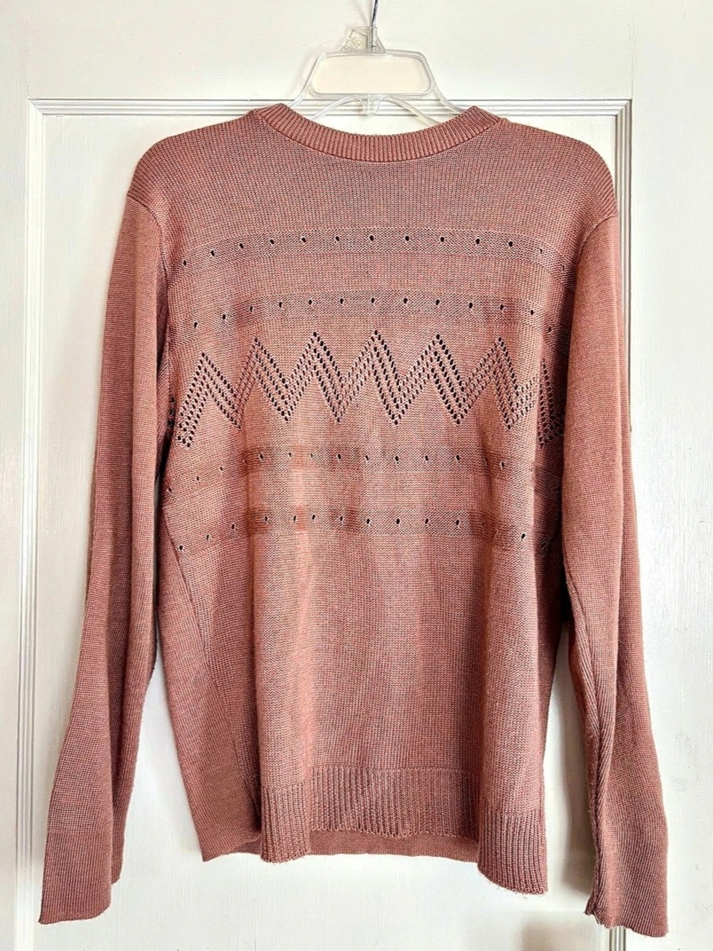 Lamar Geometric Knit Sweater XL